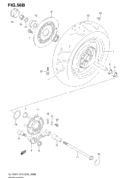 Rear Wheel (Model K2/K3/K4)