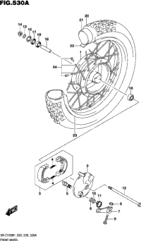 Front Wheel (Dr-Z125)