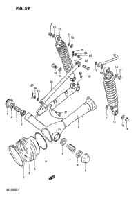 Rear Swinging Arm (Model X)