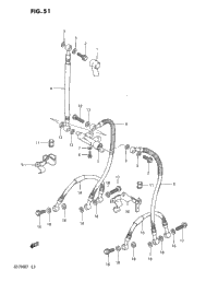 Front Brake Hose (Gs700esf)