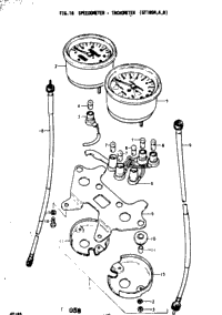 Speedometer - Tachometer (Gt185m