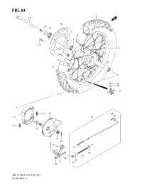 Rear Wheel (Dr-Z125lk3)