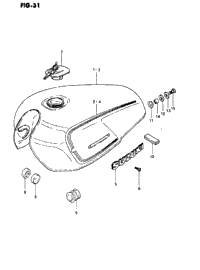 Fuel Tank (Gs750ex)