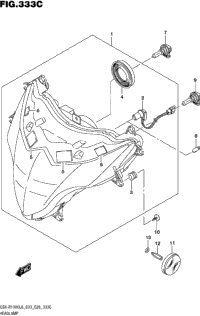 Headlamp (Gsx-R1000l6 E33)