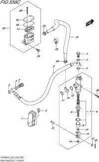 Rear Master Cylinder (Sfv650l5 E33)