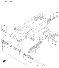 Rear Swinging Arm (Model W)