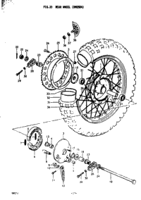 Rear Wheel (Rm250a)