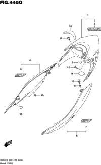 Frame Cover (Sv650al8 E33) (For Yvb,Ykv)