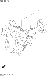 Headlamp (Gsx-R1000a)