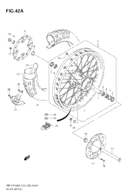 Rear Wheel (Rm-Z450 L1)