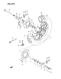 Rear Wheel (Model L/M/N/P/R/S)