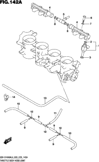 Throttle Body Hose/Joint (Gsx-S1000al9 E03)
