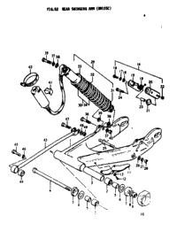 Rear Swinging Arm (Rm125c)