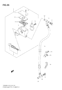 Front Master Cylinder (Model K5/K6)