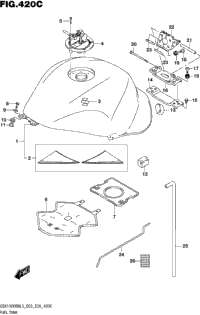 Fuel Tank (Gsx1300ral5 E33)