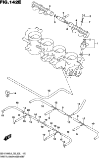 Throttle Body Hose/Joint (Gsx-S1000l8 E33)