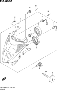 Headlamp (Gsx1300ral5 E33)
