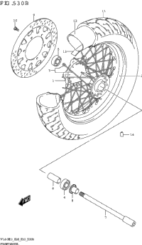Front Wheel (Vl800t)