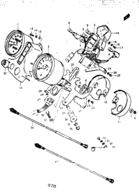 Speedometer - Tachometer (Gs400b)