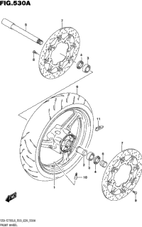 Front Wheel (Gsx-S750l6 E03)