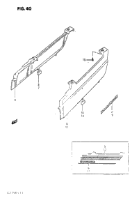 Seat Molding (Gs1150es3/Ese/Esf)