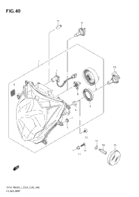 Headlamp (Gsx-R600l3 E03)