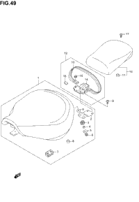 Seat (Vl800k1/K2/K3/K4/K5)