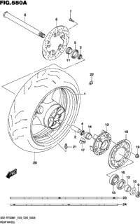 Rear Wheel (Gsx-R750z)
