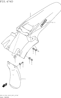 Rear Fender (Dr-Z125ll5 E33)