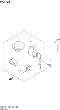 Lock Set (Vl1500l4 E33)