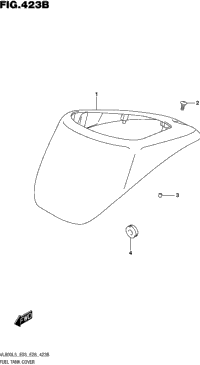 Fuel Tank Cover (Vl800l5 E33)