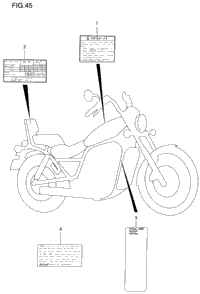 Warning Label (Model W/X)