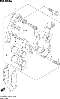 Front Caliper (Dr-Z400s)