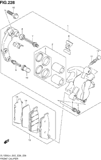 Front Caliper (Vl1500l4 E03)