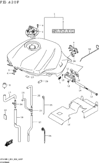 Fuel Tank (Sv650xa:E28)
