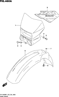 Front Fender (Dr-Z400s)