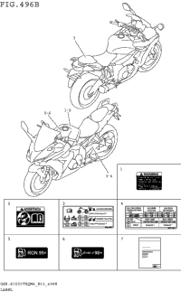 Label (Gsx-S1000trqm4 E28)
