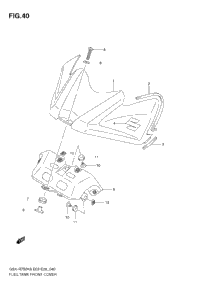 Fuel Tank Front C0ver (Model K8)