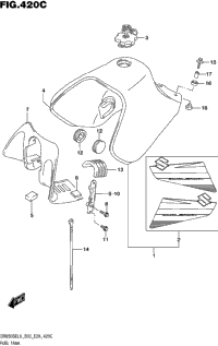 Fuel Tank (Dr650sel6 E33)
