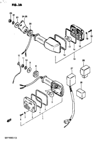Turn Signal Lamp (Gs1100ez/Ed)
