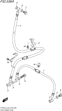 Front Brake Hose (Sfv650l5 E03)