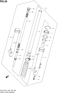 Front Fork Damper (Dr-Z125ll4 E28)