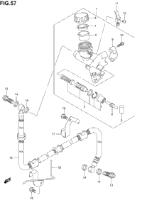 Clutch Master Cylinder (Sv1000sk3/Sk4/Sk5)