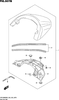 Seat Tail Box (See Note 1) 507B