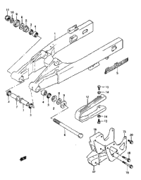 Rear Swinging Arm (Model L)