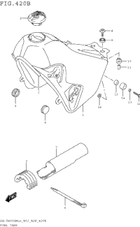 Fuel Tank (Dr-Z400sml5 E28)
