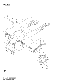 Rear Swinging Arm (Rm-Z450 L0)