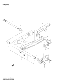 Rear Swinging Arm (Model K4)
