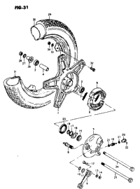 Front Wheel (Fz50n)(Fz50t -F.No.170666)