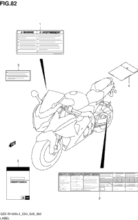Label (Gsx-R1000l4 E28)